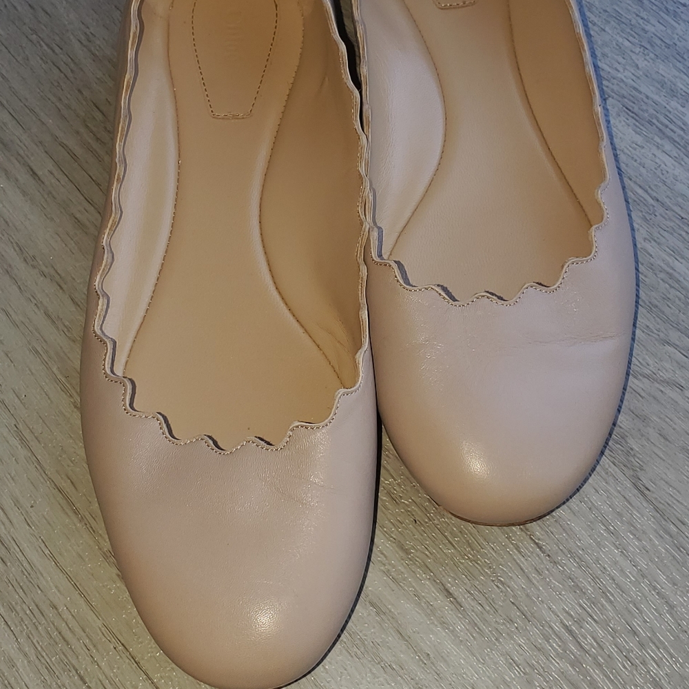 Chloé Scalloped Flats